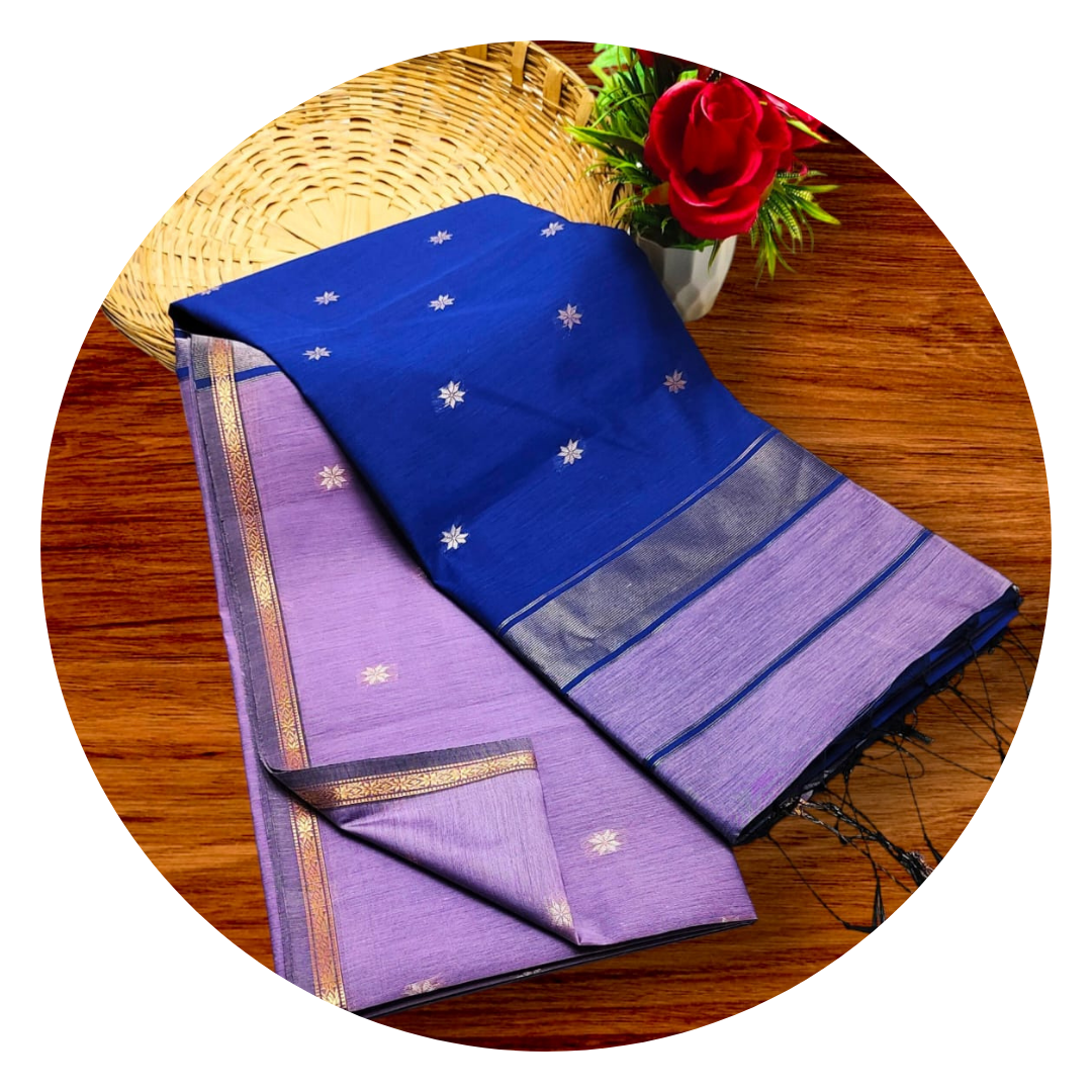 Maheshwari Cotton Saree