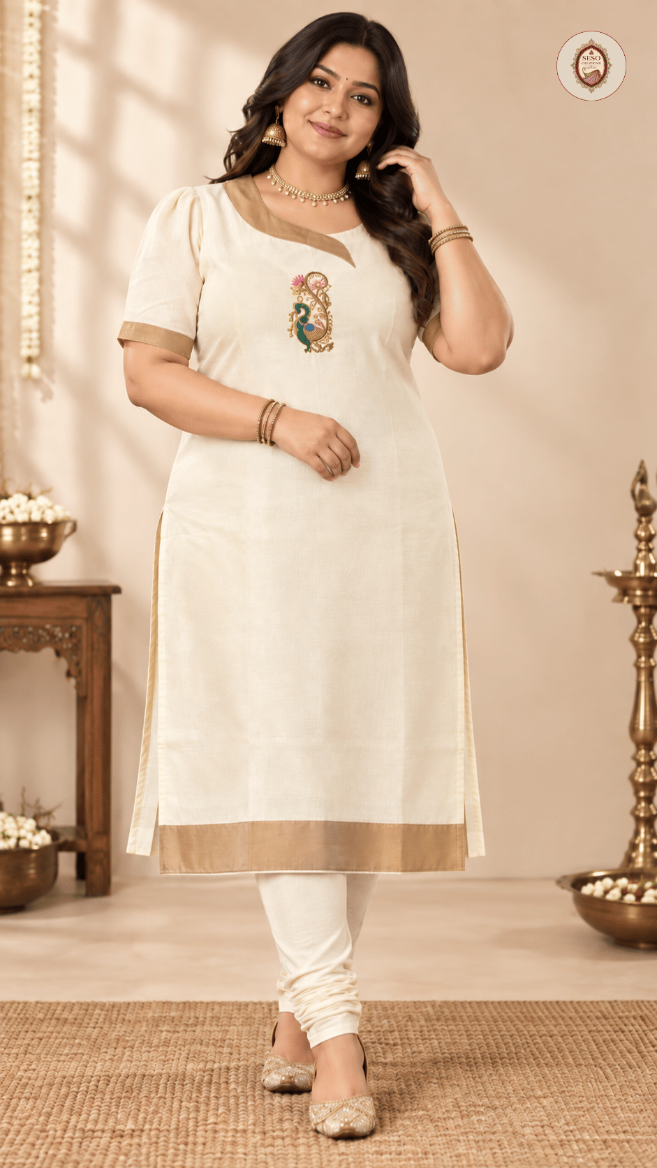 Women’s Plus Size Kerala Cotton Kurta