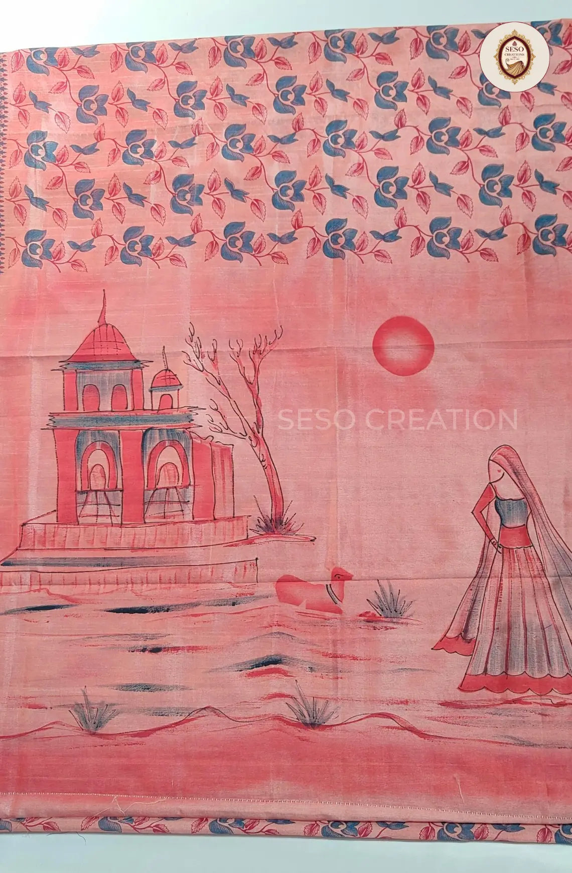 Dola Soft Silk Saree - Pink