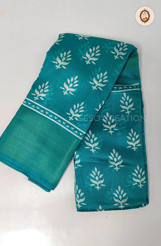 Fancy Saree with Printed Pattern - Sumathi
