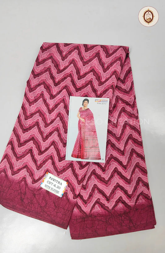Fantastic Soft Silk Saree - Rani Pink