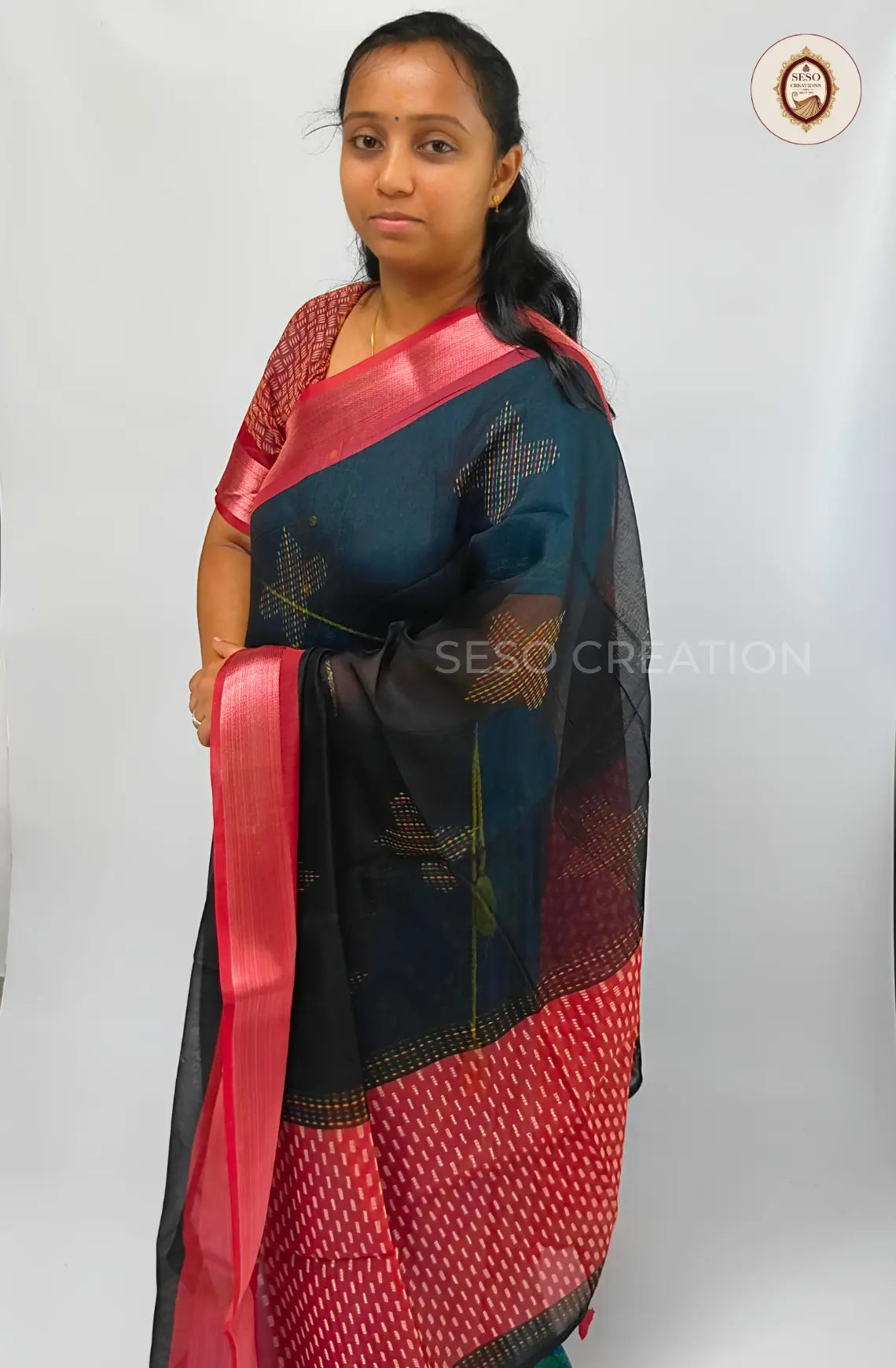 Elegant Siddhant Silk Saree - Black