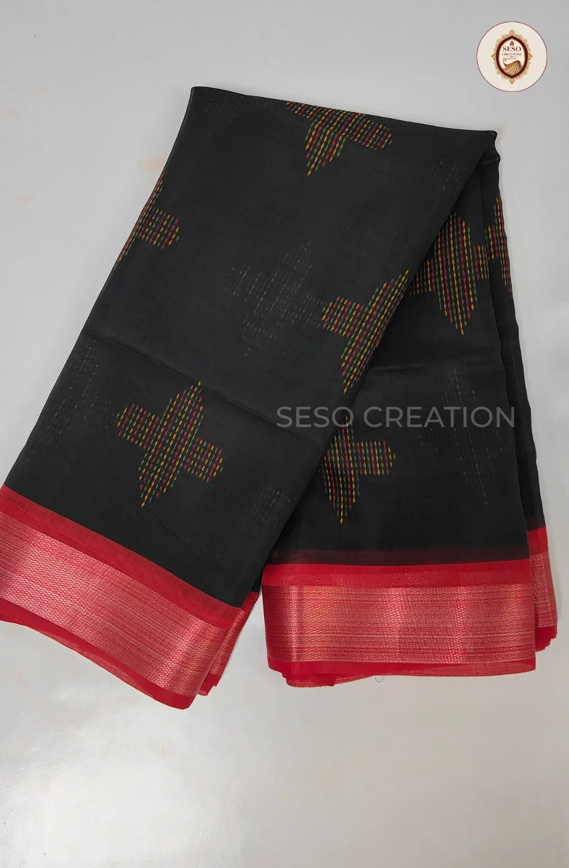 Elegant Siddhant Silk Saree - Black